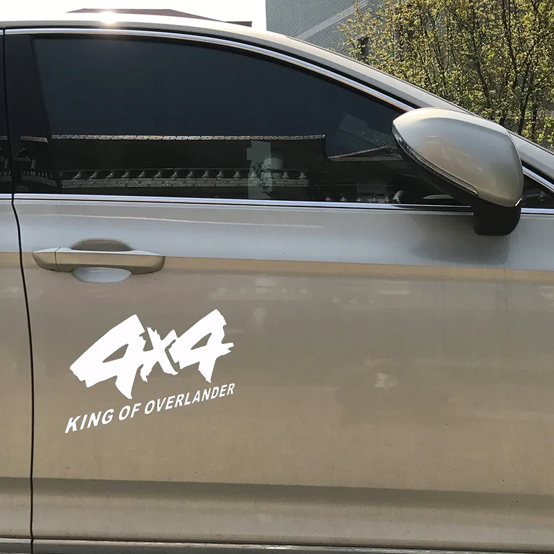 1 шт. SEEYULE Наклейка На Автомобиль SUV 4x4 KING OF OVERLANDER 4WD внедорожник пересеченный