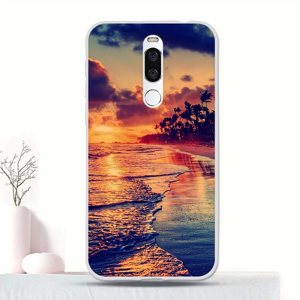 20 Силиконовый чехол с принтом для Meizu X8, задняя защитная крышка из ТПУ для Meizu X8, чехол-бампер для Meizu X 8, чехол-накладка - Цвет: 20