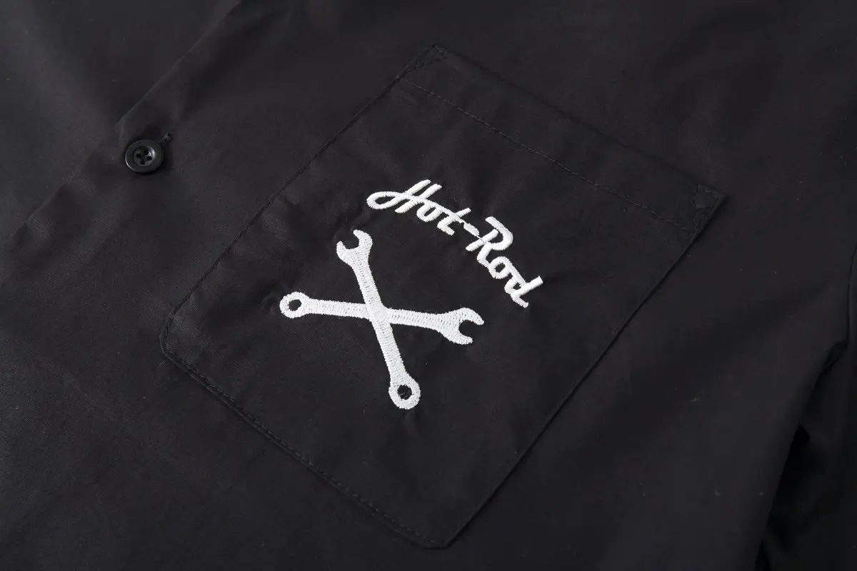 Новый дизайн Топ брендовая хлопковая рубашка рокабилли в стиле &quotхип-хоп&quot