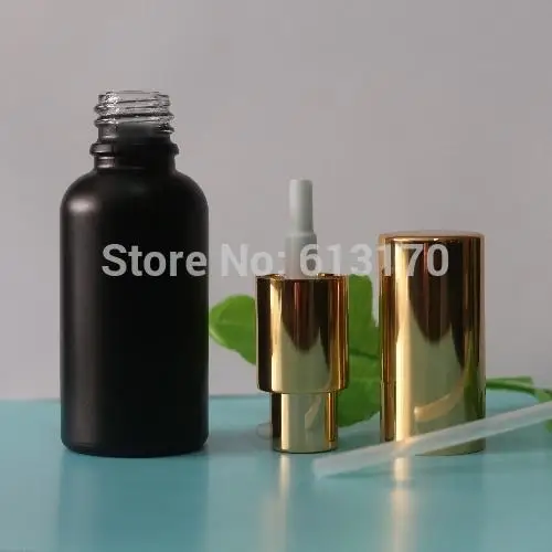 

30ml Glass Spray bottles Black, 1OZ Empty Parfum Bottle, Refillable Sprayer Bottles Gold Cover Mini sample vials Free Shipping