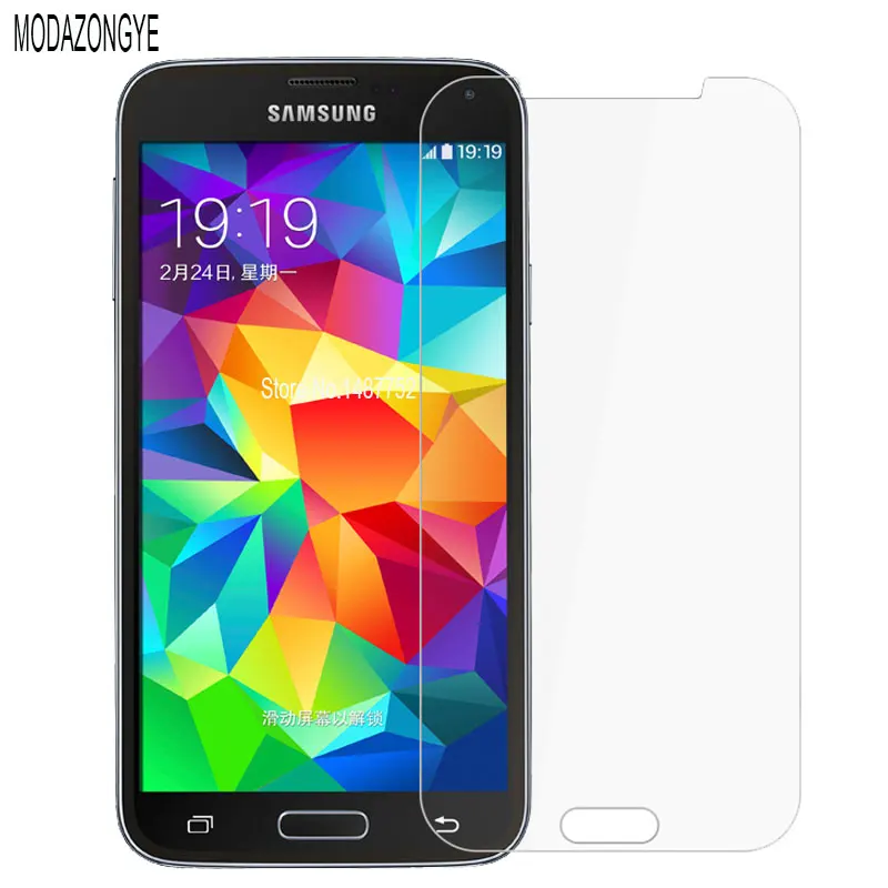 2 шт для закаленного стекла Samsung Galaxy S5 Mini Защита экрана SM G800F Защитная пленка