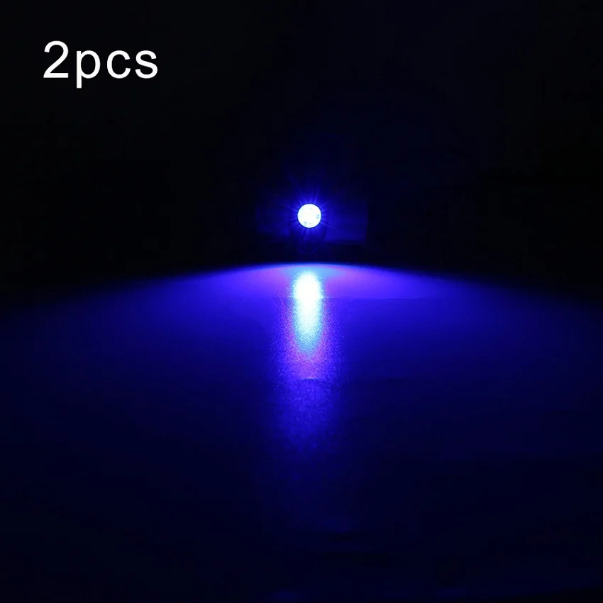2pcs blue 4 шт., 5 цветов, 9 Вт, светодиодный комплект освещения для салона автомобиля, нижняя часть кузова, Трейл-Риг, лампа для стайлинга автомобиля, водонепроницаемая лампа для украшения интерьера, атмосферная лампа - Испускаемый цвет: 2pcs blue