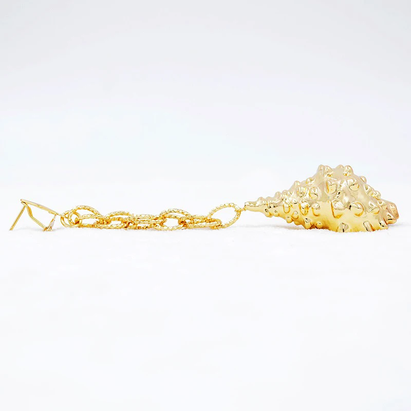 Женские медные висячие серьги Sunny Jewelry длинные с животными улиткой для вечеринки