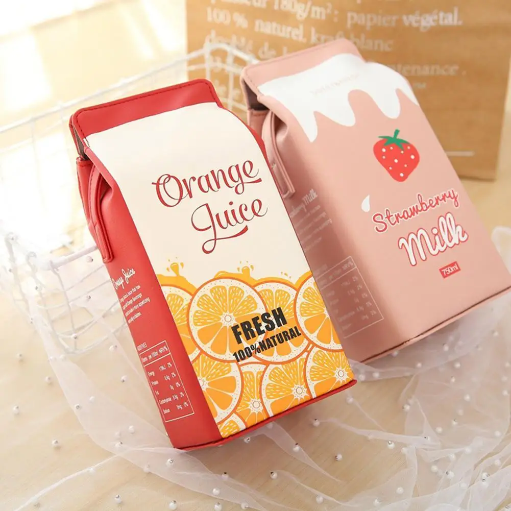 Женский кошелек для девушек Kawaii Milk Crate бумажник с изображением персонажей из мультфильма портативная Сумочка Прямая поставка