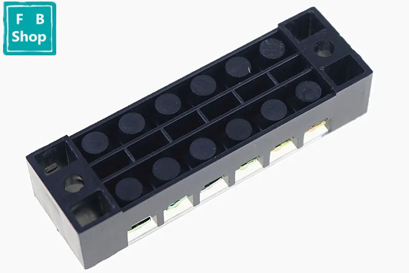 2 шт TB-1506 1506L 600V 15A 6 позиций винт Электрический Провод соединения барьер Клеммная