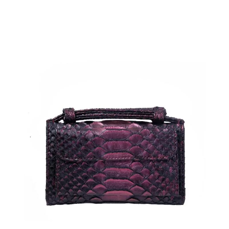 Dark Purple Новинка, дизайнерские брендовые модные роскошные сумки из натуральной кожи для женщин, крокодиловые сумки-мессенджеры, сумка на плечо с цепочкой, сумочка - Цвет: Dark Purple