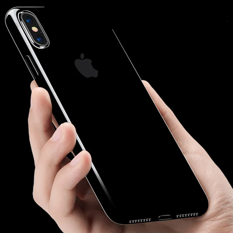 Прозрачный мягкий силиконовый чехол бампер для iPhone X XR 5 5S 6 6s 7 8 Plus iphone 11 Pro XS Max