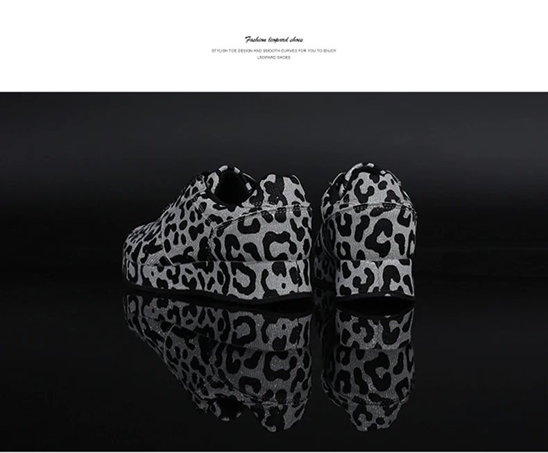 Dropshipping Women Casual Shoes Sexy Leopard Print Women Sneakers Shoes Zapatos De Mujer Sapato Feminino XXZ63