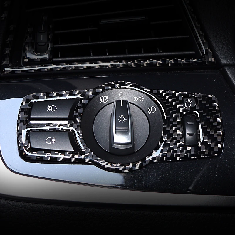 SRXTZM для BMW F10 F07 F01 F25 F26 внутренние кнопки переключения фар из углеродного волокна