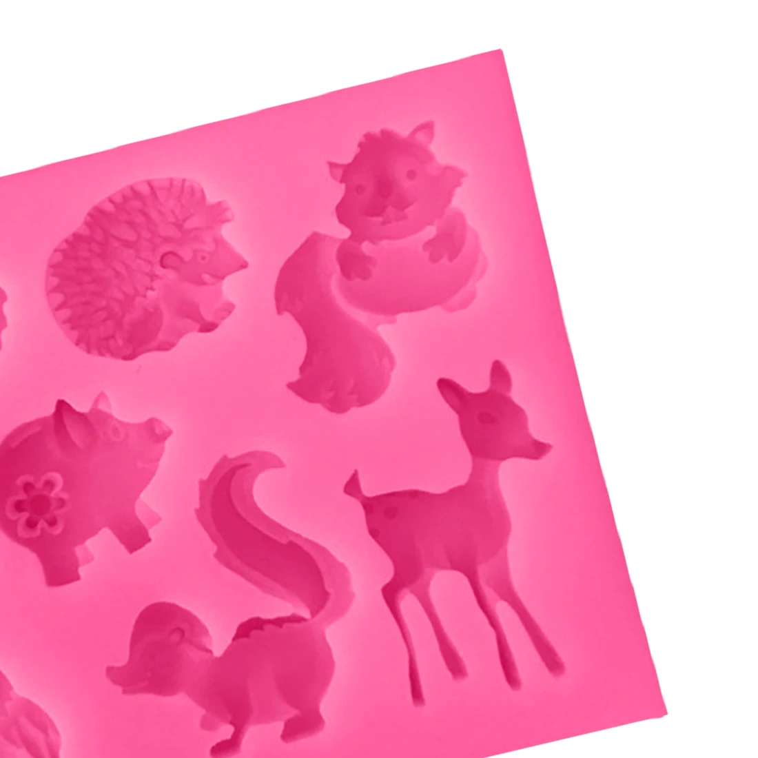 1 шт. силиконовая форма для торта с изображением белки/Ежика/оленя шоколадного