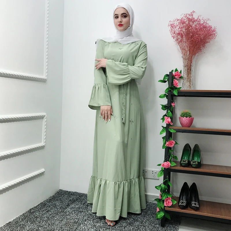 Abaya кафтан турецкий халат Дубай мусульманский хиджаб платье марокканский
