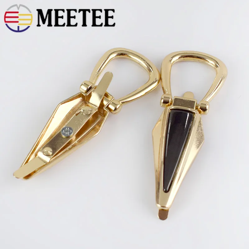 Meetee 2pcs 77mm Bag Hook Buckle Metal Material Handbag Luggage Chain Hanger Hardware DIY Jewelry Decoration Accessories AP631 | Дом и сад