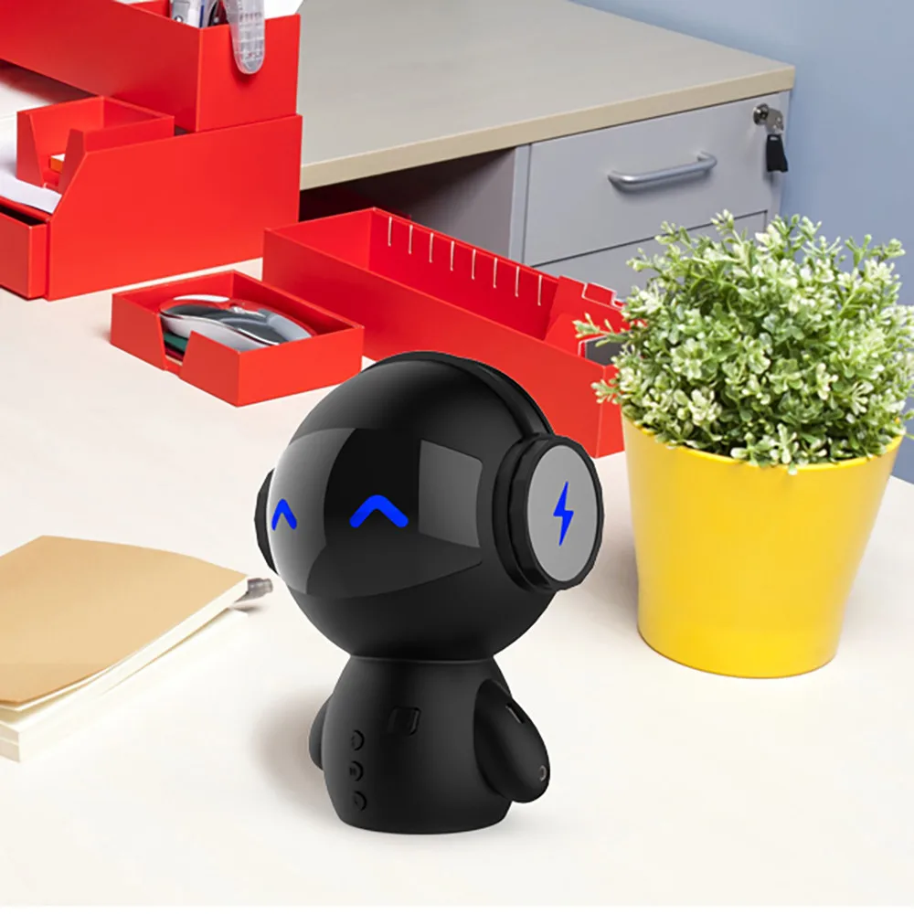 HIPERDEAL портативный милый робот Смарт Колонка Bluetooth динамик с музыкальными звонками TF MP3 AUX Функция для всех устройств Bluetooth# 3O
