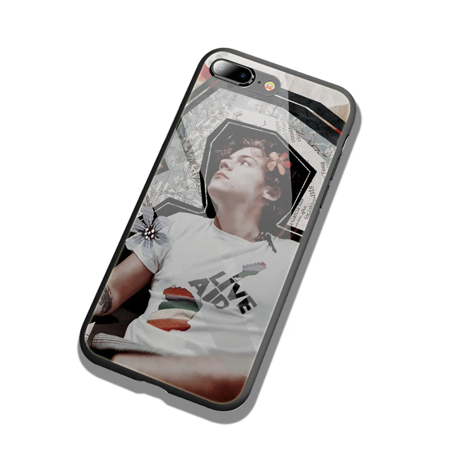 WEBBEDEPP One Direction в виде татуировки Harry Styles» закаленное Стекло чехол для Apple iPhone 6 6S 7 8 плюс 5 5S SE XR X XS 11 Pro MAX чехол
