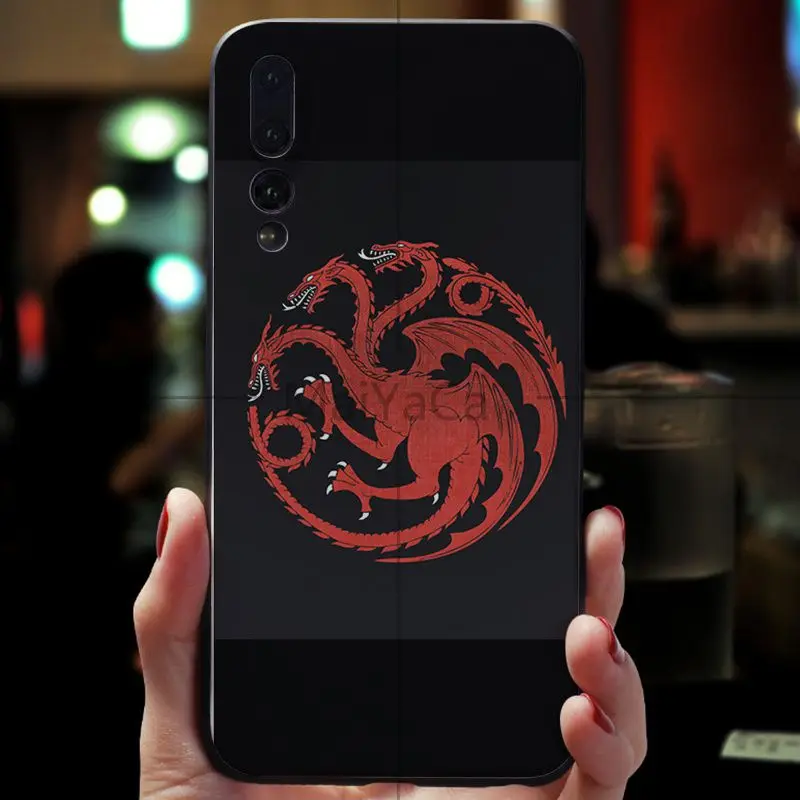 Чехол для телефона MaiYaCa GAME OF THRONES черный чехол из ТПУ Huawei honor 9 10 V9 V10 P9 P10 P20