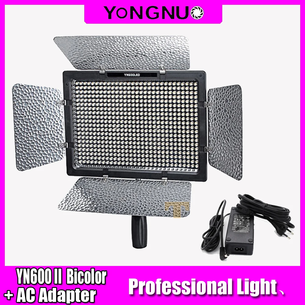 Yongnuo YN600 II YN600L Светодиодный светильник для видео Одноцветный или двухцветный с