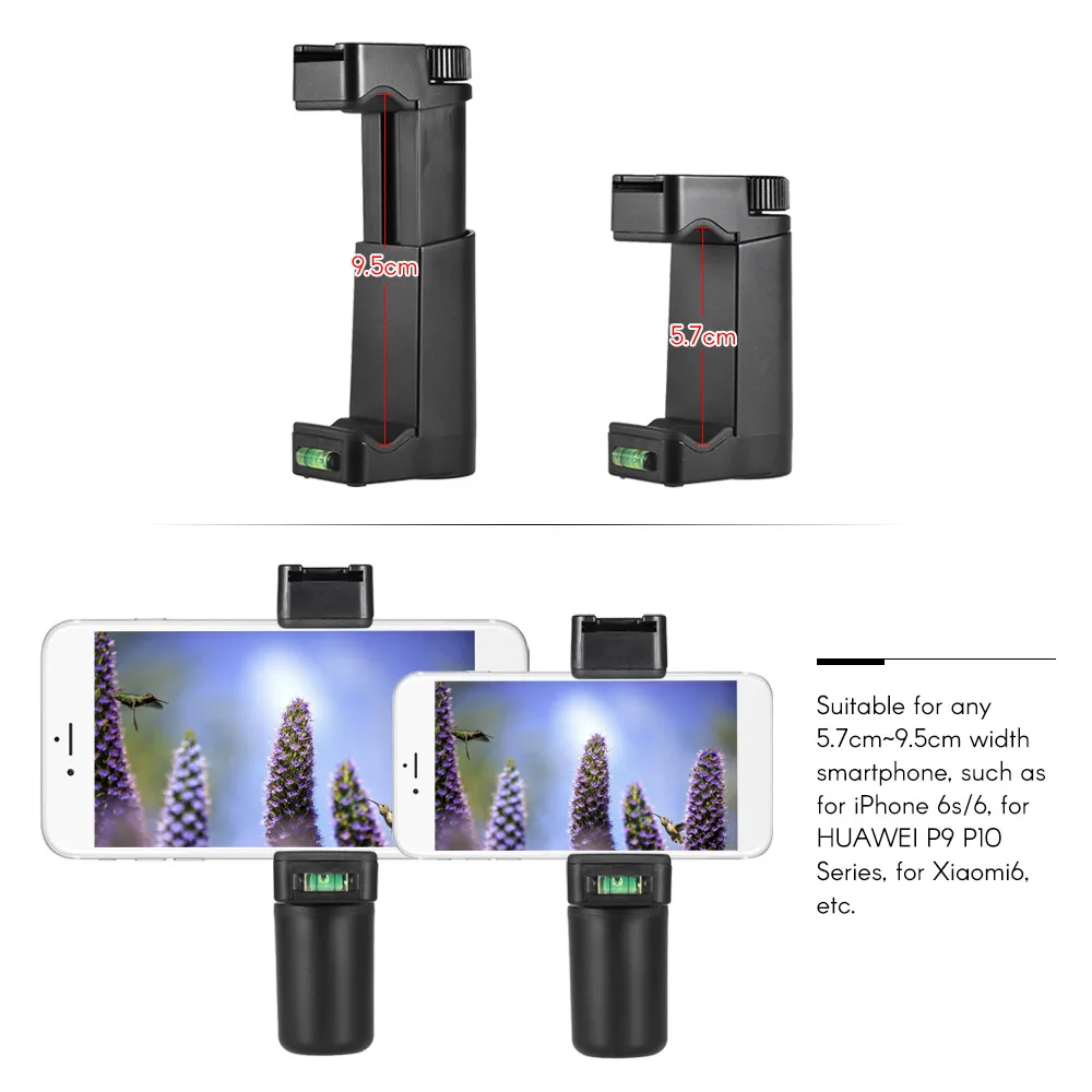 Ручной кронштейн Andoer для телефона зажим держателя дюйма с холодным башмаком