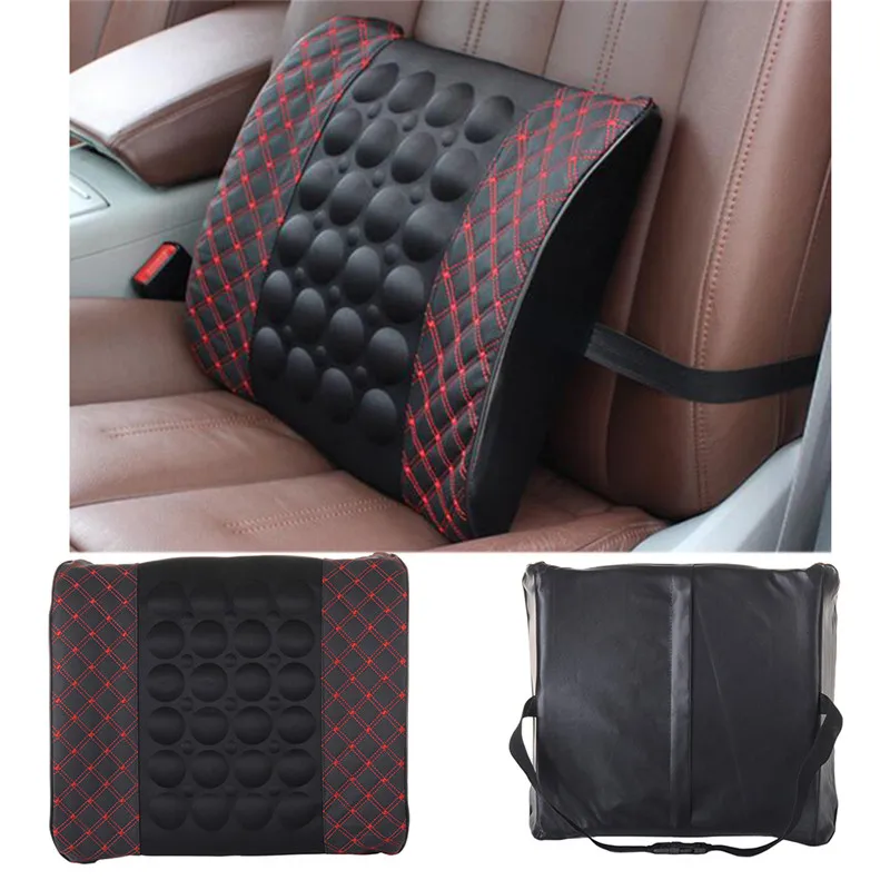 

Car Lumbar Support Pillow Anti-high temperature 12V Electric Massage Lumbar Pillow Car Seat Back Relaxation Waist Rest Pillow