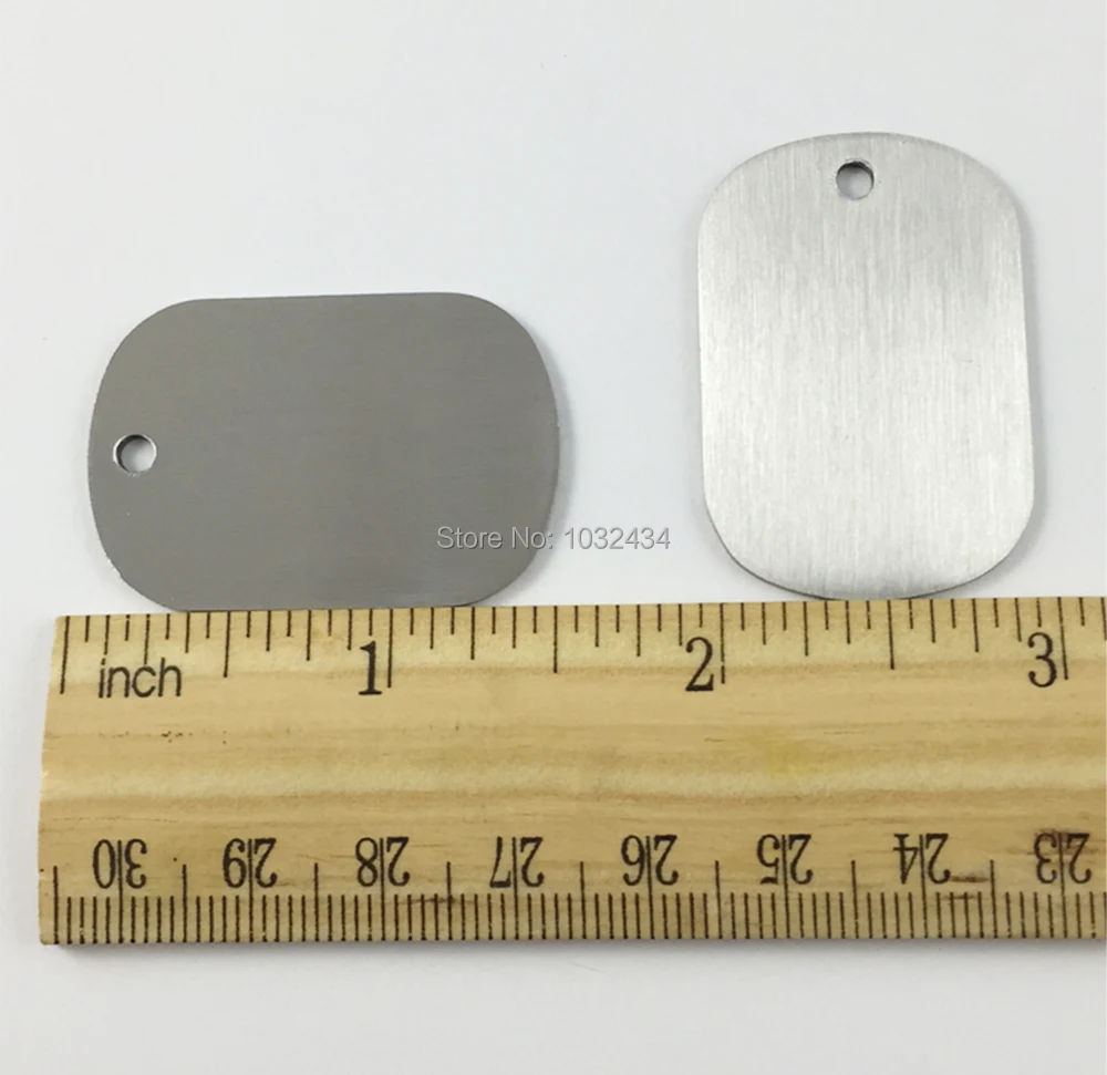 

1200pcs/lot Customization Fashion Stainless Steel Charm Dog Tags Pendant Necklace Jewelry Gift Free Shipping