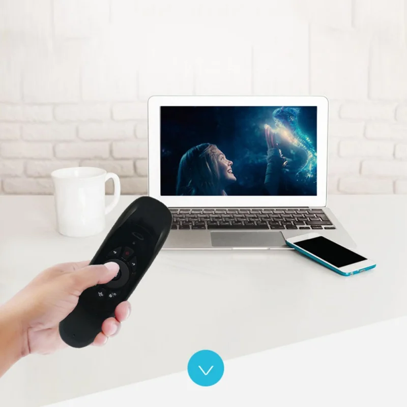 Fly Air мышь беспроводная ТВ коробка клавиатура для Android Linux Windows Mac 2 4G 6 осей гироскоп