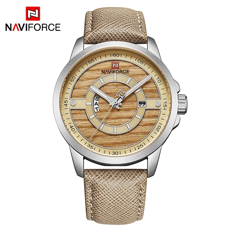 NAVIFORCE Топ люксовый бренд мужские модные спортивные часы водонепроницаемые