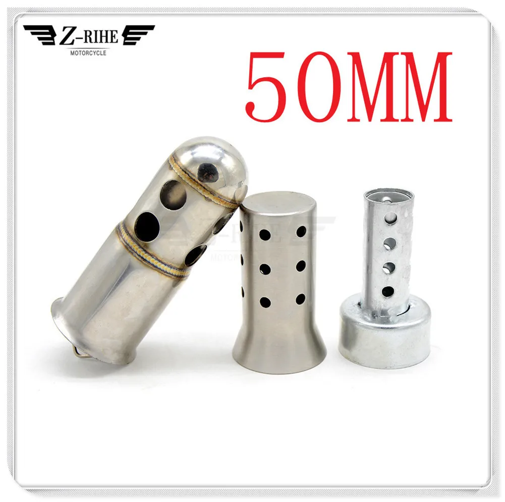 Moto rcycle moto труба глушителя exhaustMM 50 мм Калибр дБ убийца для SUZUKI GSXR1100 GSXR400 GT250 GT550 RG500