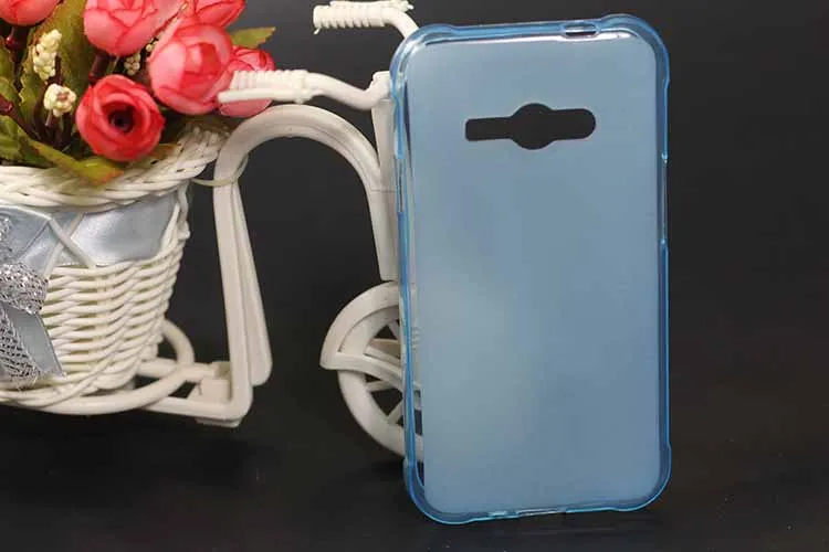 Красочные силиконовые мягкий чехол TPU для Samsung Galaxy J1 Ace J110 J110H Блестящий живопись