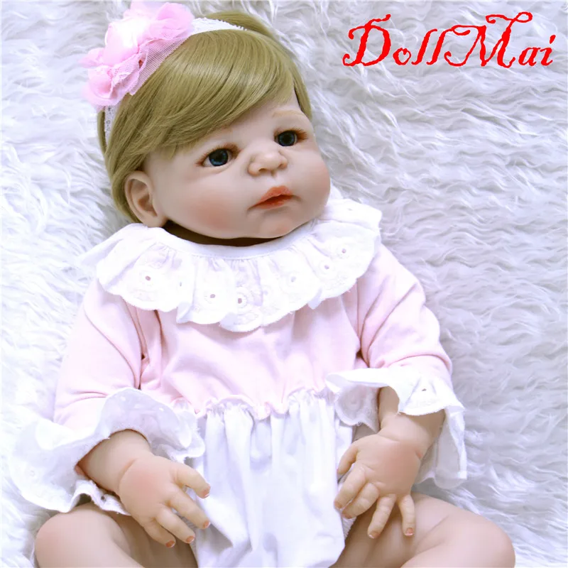 Фирменная Кукла реборн DollMai полностью Силиконовое тело куклы Реборн для