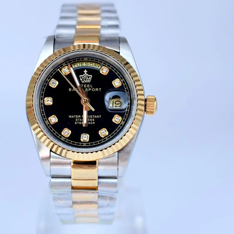 Мужские часы STEELBAGELSPORT Классические Автоматические механические со стразами