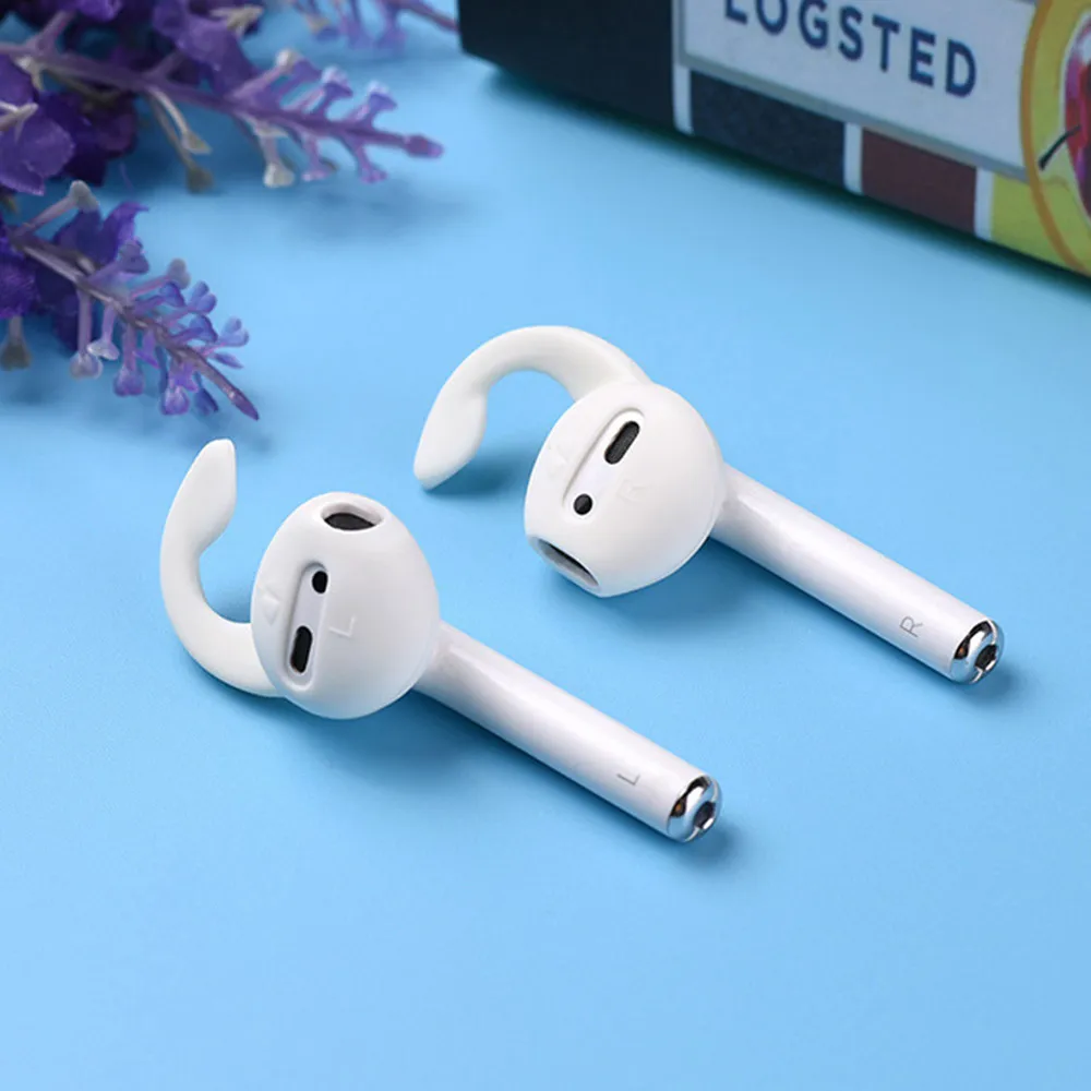 2 шт. силиконовый чехол для наушников Apple AirPods противоскользящий замена крышки