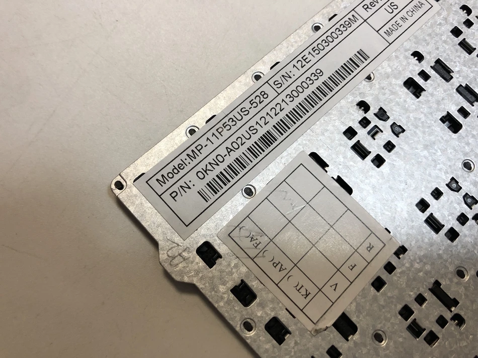 Русская клавиатура для ноутбука Pegatron B14Y B34FD DNS(0150931) MP-11P53SU-5281 с рамкой