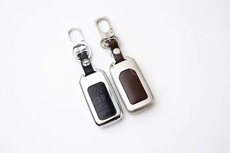 Key Case Box Fob Holder Shell Cover King Parts Fit For Honda Odyssey Elysion 2014-2017 Accessories Trim Smart 4 Buttons Bag | Автомобили и
