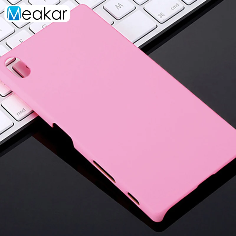pink Матовый пластиковый чехол для sony Xperia X Dual F5122 чехол-лента на заднюю панель - Цвет: pink