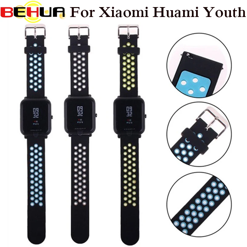 Сменные ремешки для оригинальных Xiaomi Huami Bip BIT PACE Lite Youth Смарт часы двойной