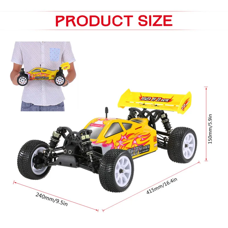 ZD Racing 9102 гром B-10E DIY автомобильный комплект 2,4G 4WD 1/10 Масштаб RC внедорожный Багги без электронных деталей