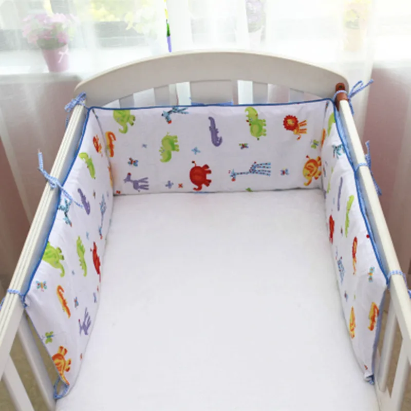 1 шт. детская кровать bumper30* 200 см детская кровать вокруг подушки кошки кроватки мягкая детская защита розовый для девочек kawaii милый