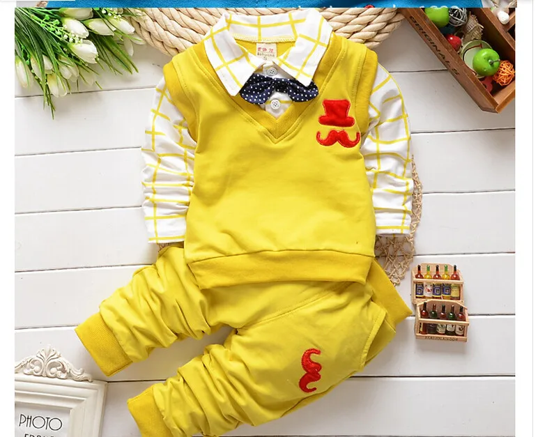 NYSRFZ весенне-осенняя Рождественская одежда для маленьких мальчиков комплекты