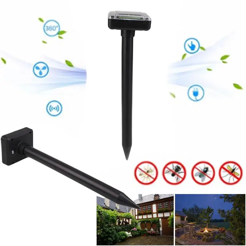 Уличный ультразвуковой электронный отпугиватель Кротов Отпугиватель комаров