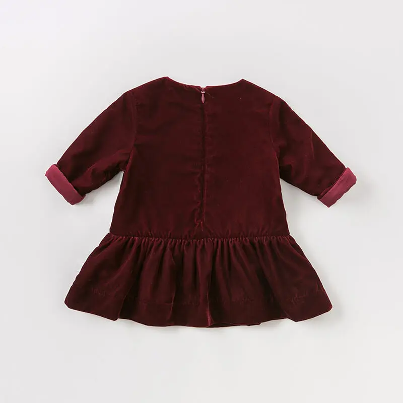 dave bella autumn baby Princess dress girls A-line children party wedding clothing infant toddler clothes | Детская одежда и обувь