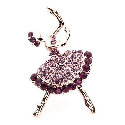 Брошь с балериной оптовая продажа Бесплатная доставка балетная девочка балерины