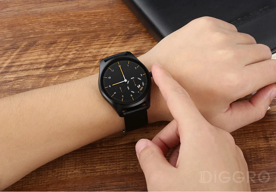 Diggro DI03 Смарт часы сообщение Push MTK2502C IP67 водонепроницаемый монитор сердечного ритма дистанционное управление камера Smartwatch IOS Android