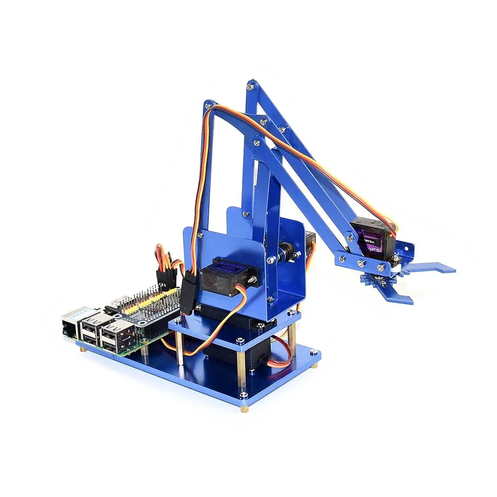 Металлический робот Waveshare 4-DOF Arm Kit для Raspberry Pi пульт дистанционного управления