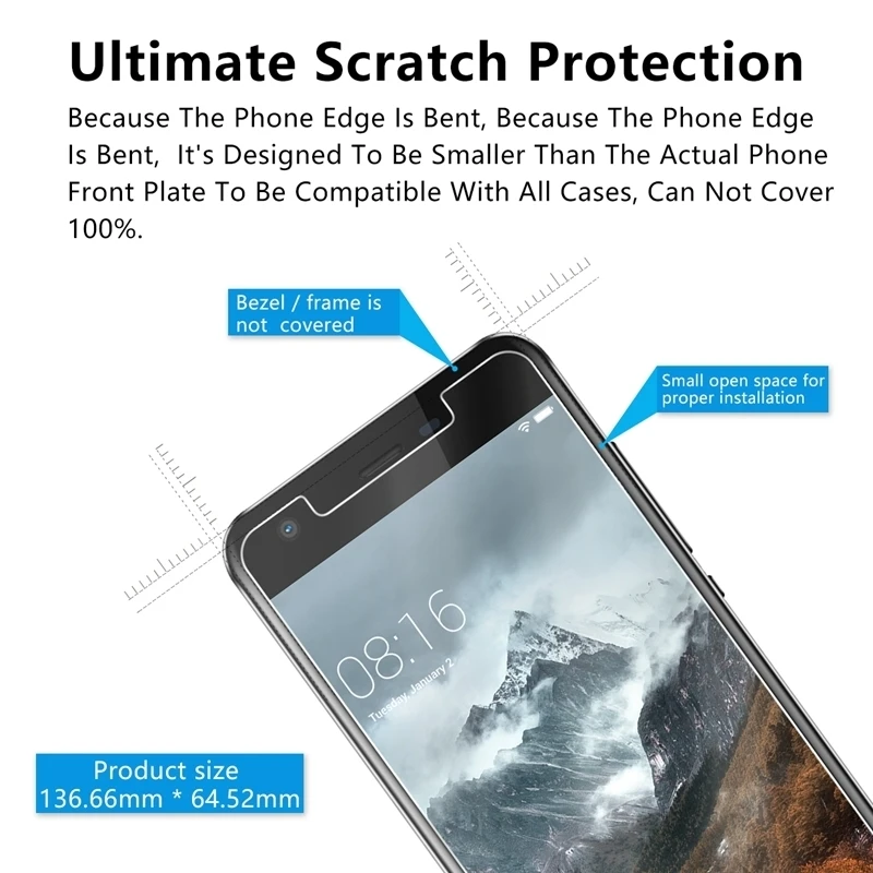 Высококачественное Закаленное стекло для Samsung Galaxy A8 2018 Защита экрана Plus