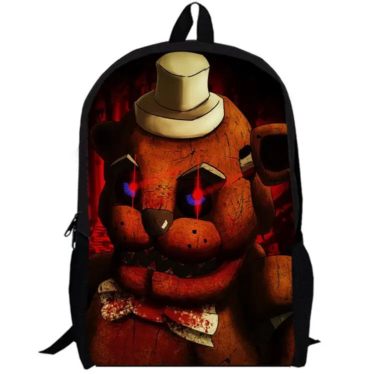 15 дюймовый игровой рюкзак аниме двухслойный Детский Фредди Чика Фокси Бонни