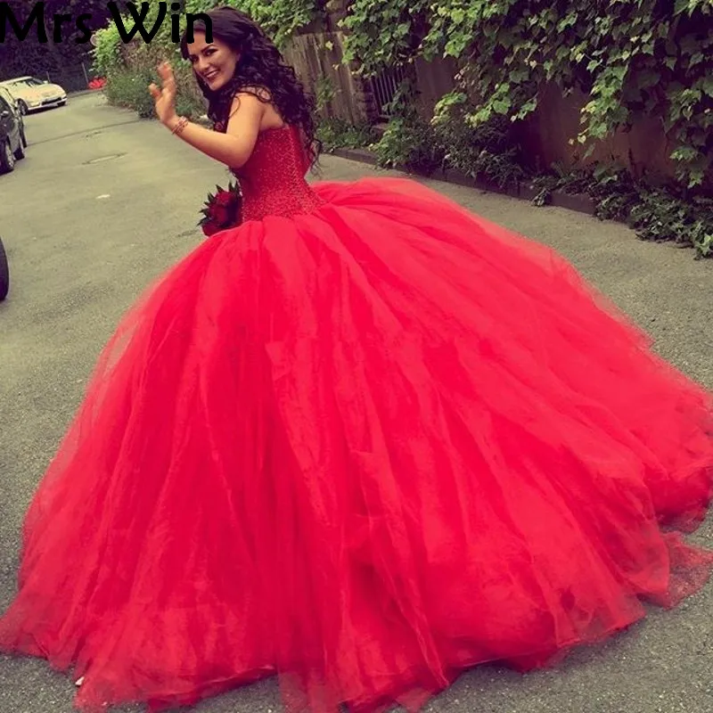 Красное свадебное платье 2017 бальное Турция кантри западные свадебные платья