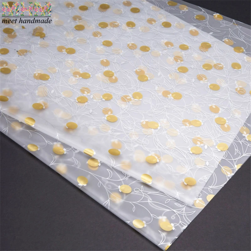 MHM 10 шт прозрачный рулон целлофана бумага для упаковки цветов конфет тортов