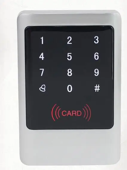 Metal Access control kit em/ ID keypad access control+ power+bolt lock+exit button+ 10 keyfob tags sn:Tset-2 | Безопасность и