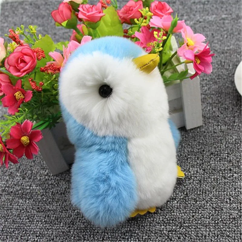 2017 маленький помпон брелок в виде пингвина ювелирное изделие из меха кролика