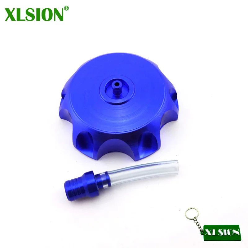 XLSION крышка бака крышки CNC бензина газа топлива синий для 125cc 140cc 150cc Stomp Coolster модели