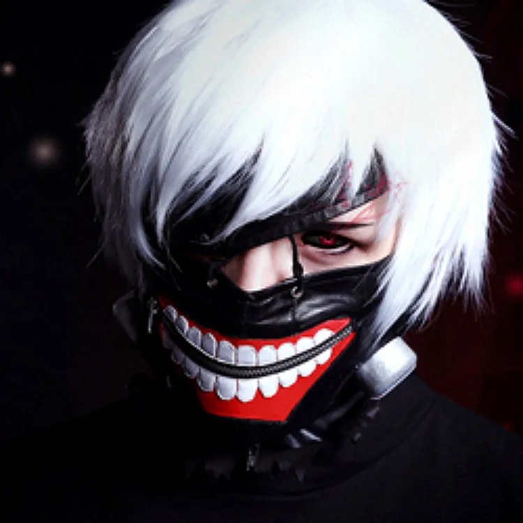 Распродажа высококачественные маскарадные маски для Хэллоуина аниме Tokyo Ghoul Kaneki